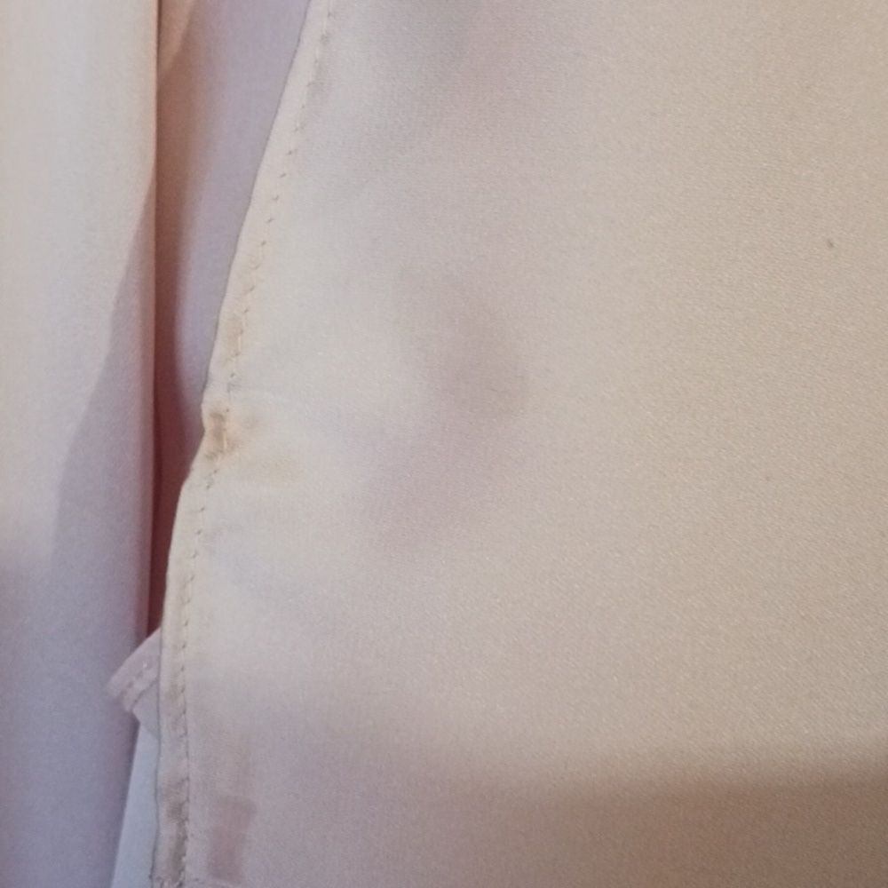 White By Vera Wang Blush Pink Full Length Bridesmaid Special Event Gown, Size 0 - Picture 8 of 13
